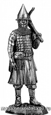 Миниатюра из металла Русский горожанин конца XIV в., 54 мм Новый век - фото