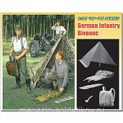 Сборные фигуры из пластика Д Немецкий военный лагерь (1:35) Dragon - фото