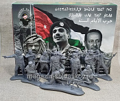 Солдатики из пластика Набор солдатиков №46 «Армия Иордании (серый, 12 шт)» 1/32 Инженеръ Басевичъ - фото