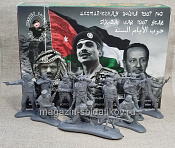 Солдатики из пластика Набор солдатиков №46 «Армия Иордании (серый, 12 шт)» 1/32 Инженеръ Басевичъ - фото