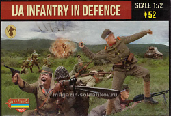 Солдатики из пластика IJA Infantry in Defence (1/72) Strelets