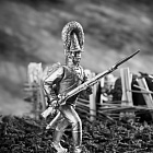 Миниатюра из олова 443 РТ Рядовой лейб-гвардии Преображенского полка 1802-04 гг. 54 мм, Ратник (443-РТ) (443-РТ)