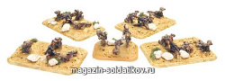 Миниатюра из металла Machine-gun Platoon (Afrika) (15мм) Flames of War (GE744) (GE744)