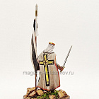 Миниатюра из олова Рыцарь Тевтонского Ордена XIII век, 54 мм, Большой полк