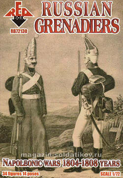 Солдатики из пластика Russian Grenadiers 1804-1808 (1:72) Red Box
