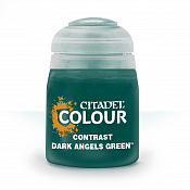 Сборные фигуры из пластика 29-20 CONTRAST: DARK ANGELS GREEN, краска 18 мл - фото