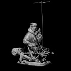 Сборная миниатюра из смолы Связист разведгруппы РККА, 75 мм, TRILOKA MINIATURES (TLK-75-028) (TLK-75-028)