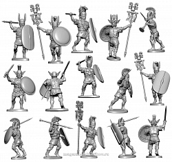 Фигурка из пластика Armoured samnites Victrix (VXA015) (VXA015)