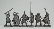Солдатики из металла Тевтонские рыцари, 6 шт, 40 мм, Солдатики Публия - фото