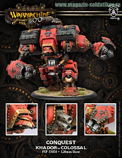 Сборная миниатюра из металла и смоллы PIP 33050 Khador Conquest Collossal Warmachine - фото