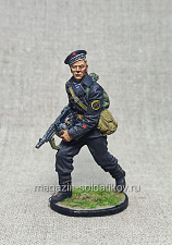 Краснофлотец с п-п Томпсон. Сев. флот, 1941-43 гг. СССР., 54мм, Красный фронт, 54 мм - фото