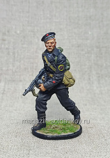 Краснофлотец с п-п Томпсон. Сев. флот, 1941-43 гг. СССР., 54мм, Красный фронт, 54 мм - фото