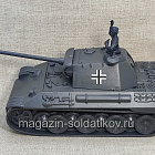 German Panther tank (gray w/insignia), CTS748A 1:32 ClassicToySoldiers, 2000 год выпуска (Q540-0117) (Q540-0117)