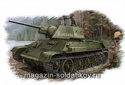 Сборная модель из пластика Танк T-34/76 (1943) (1/48) Hobbyboss