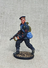 Краснофлотец с пулемётом Томпсона 1941-43 гг., 54 мм, Студия Большой полк - фото