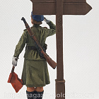 Миниатюра в росписи Регулировщица, 1945 г, 54 мм (НФ0053.14.01.54) (НФ0053.14.01.54)
