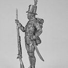 Миниатюра из олова Рядовой пехотного полка Адлеркройца. Швеция, 1809 г.,54 мм EK Castings