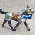 Рыцарский конь в синих доспехах Papo 2006 (053-394) (053-394)
