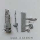 Сборная миниатюра из смолы Егерь 28 мм, Аванпост