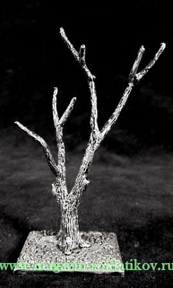 Миниатюра из металла Старое дерево 54 мм, Магазин Солдатики