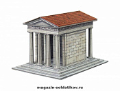 338 "Храм Ники Аптерос". Сборная модель из картона. Масштаб НО 1/87, Умбум