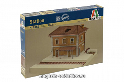 Сборная модель из пластика ИТ Железнодорожная станция (1:72) Italeri
