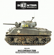 Сборная модель из металла Шерман М4А3 (75мм) BOX Warlord - фото