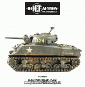 Сборная модель из металла Шерман М4А3 (75мм) BOX Warlord - фото