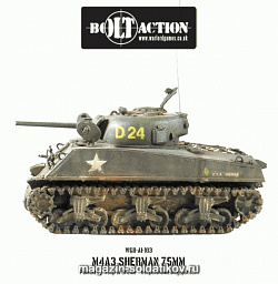 Сборная модель из металла Шерман М4А3 (75мм) BOX Warlord (WGB-AI-103) (WGB-AI-103)