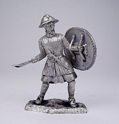Миниатюра из олова 208 РТ Пеший сержант, 54 мм, Ратник - фото