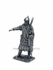 Миниатюра из олова 346. Князь Юрий Долгорукий (1108-1157), 54 мм, EK Castings - фото