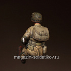 Сборная фигура из смолы SM 3583 Парашютист США на Шермане, 1:35, SOGA miniatures (SM-3583) (SM-3583)