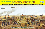 Сборная модель из пластика Д Пушка 3,7 см Flak 37 (1/35) Dragon - фото