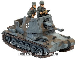 Сборная модель из металла Panzerjager 1 x 2 (15мм) Flames of War (GE100) (GE100)