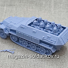 Германский средний полугусеничный бронетранспортёр Sd.Kfz. 251 (A) 1/56 3Д Корнукопия (552-034) (552-034)