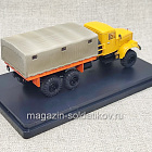 КрАЗ - 255Б с тентом желто-оранжевый, 1/72 (Q208-135) (Q208-135)