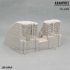 Сборная миниатюра из смолы Артиллерийская позиция, 28 мм, Аванпост (ТЕ019) (ТЕ019)