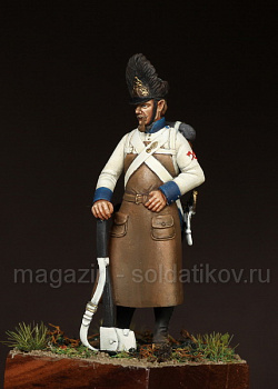Сборная фигура из смолы SM 5419 Циммерманн австрийской линейной пехоты (1809-1815), 54 мм, SOGA miniatures