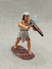 Египетский воин с хопешем - фото