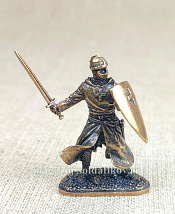1187 206 Рыцарь госпитальер с мечом (конверсия), 40 мм, Седьмая миниатюра