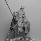 Сборная миниатюра из смолы Драгун Испанской Колониальной Пограничной Жандармерии, 54 мм, Chronos miniatures (CHM-54377) (CHM-54377)