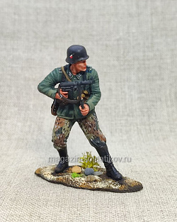 Миниатюра из олова Германский автоматчик 1943-45 гг., 54 мм (ИЛ1963.14.03.54) (ИЛ1963.14.03.54 )