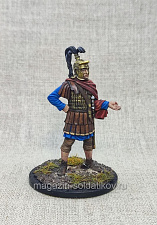Миниатюра из олова Офицер римской конницы, 54 мм, Студия Большой полк - фото