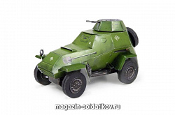 Сборная модель из картона. Серия: Авто. Масштаб 1/24. Бронеавтомобиль БА-64б Умбум (165 01) (165 01)