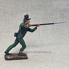 Миниатюра в росписи Русский егерь в атаке, 54 мм, Студия Большой полк (ИЛ2366.11.01.54) (ИЛ2366.11.01.54)