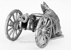 Миниатюра из олова 594 РТ Наполеон у орудия, 54 мм, Ратник