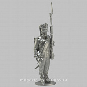 Сборная миниатюра из металла Мушкетер (на плечо), Россия 1808-1812 гг, 28 мм, Аванпост - фото