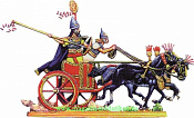 291/US3 Урартская колесница, Средний Восток IX-VI век до н.э. 30 мм, Berliner Zinnfiguren