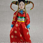 Кукла в монгольском праздничном костюме №16