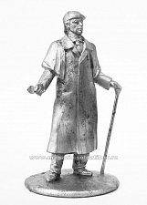 Миниатюра из олова 563 РТ Шерлок Холмс, 54 мм, Ратник - фото